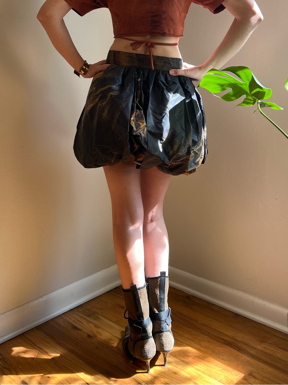 Just Cavalli Runway Archival Balloon Bubble Mini Skirt - Picture 6 of 13